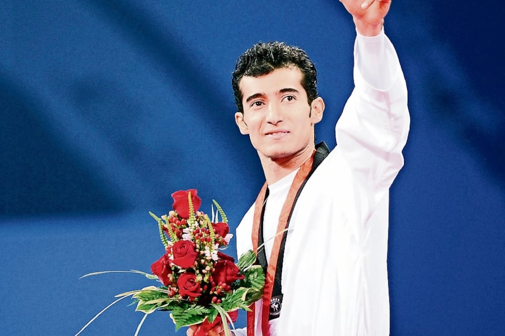 Memo es el primer mexicano en conseguir la presea de oro en taekwondo (ARCHIVO. EL UNIVERSAL)