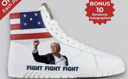 ¿Te sobran 5 mil pesos? Es lo que cuestan los tenis con la foto de Trump herido tras atentado