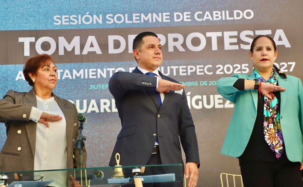 Eder Rodríguez Casillas, alcalde de Jiutepec (31/12/2024). Foto: Especial