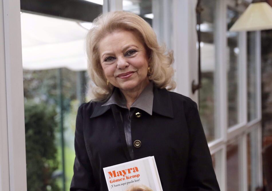 Fallece a los 76 años en Madrid la actriz y presentadora cubana Mayra Gómez Kemp. Foto: de EFE