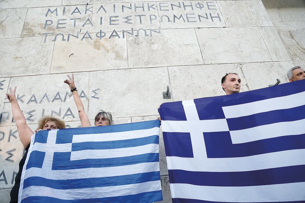 Los griegos dijeron “no” a las condiciones que les imponían para un rescate en Europa (MARIOS LOLOS. XINHUA)