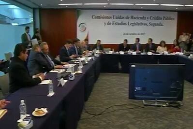 Aprueban Ley de Ingresos en Comisiones Unidas del Senado