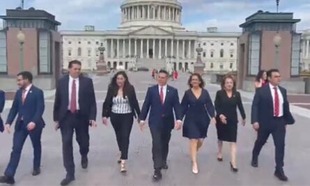 "Alito" Moreno ahora realiza gira en EU para reunirse con migrantes y asistir al Congreso