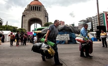 CNTE se retira del DF; pelea contra la reforma sigue