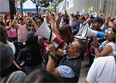 "¡Norma Piña, aguanta!"; trabajadores del Poder Judicial piden continuar paro laboral