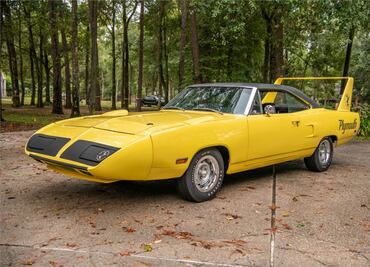 A subasta: Plymouth Superbird 1970 totalmente restaurado