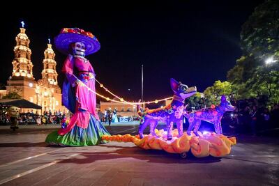 Vibra Aguascalientes con desfile de las Calaveras 2023 "Viva La Catrina"