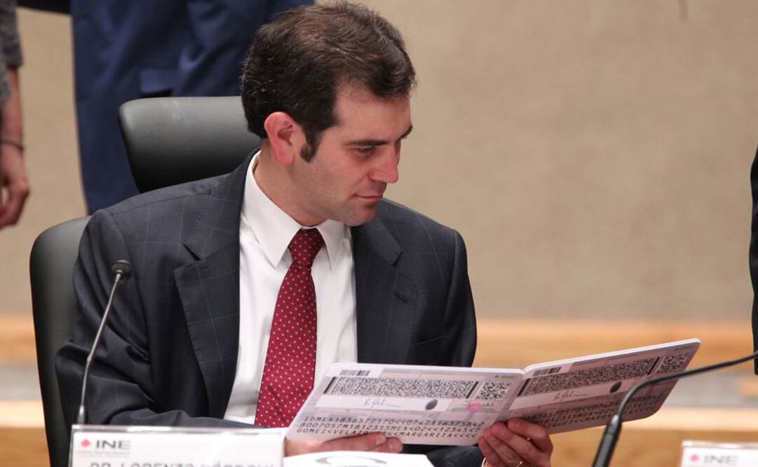 El presidente del Instituto Nacional Electoral, Lorenzo Córdova