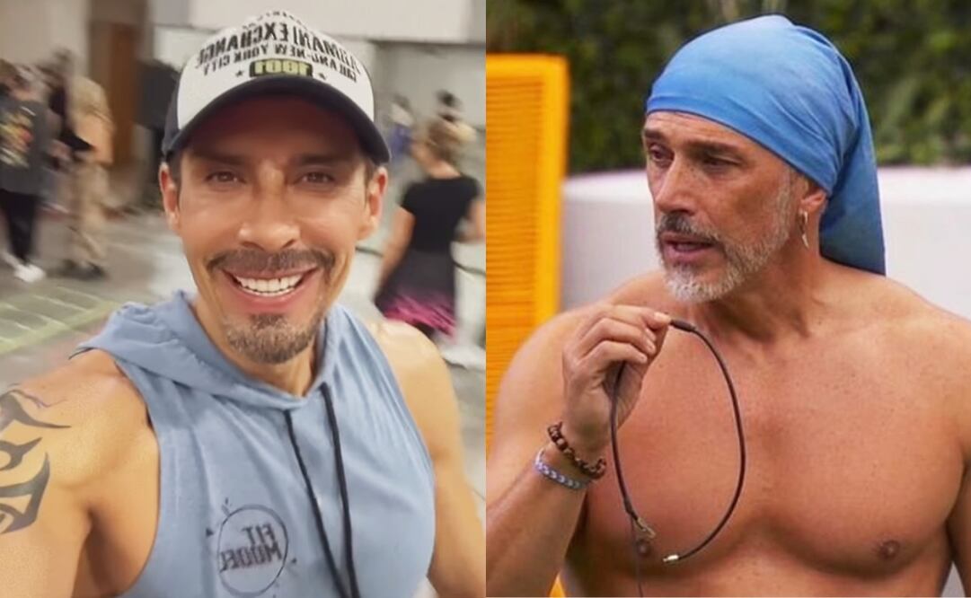 Charly López y Sergio Mayer fueron compañeros en Garibaldi. 
Fotos: Instagram