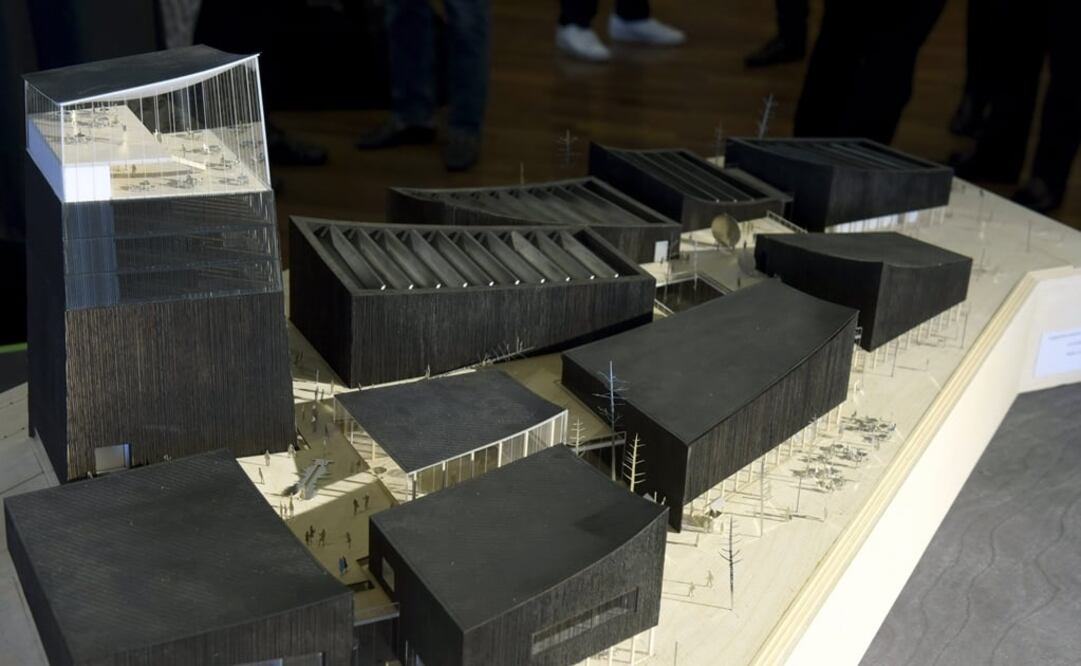 "Arte en la ciudad", dl estudio francés Moreau Kusunoki, fue el proyecto ganador para la construcción del nuevo Guggenheim. Foto: AP