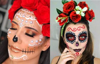 Aprende a maquillarte como Catrina paso a paso 