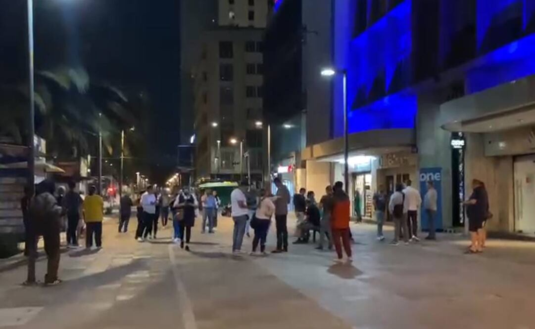 La noche del martes 18 de abril un sismo de magnitud 5.1 se percibió en la Ciudad de México / Foto: Captura de pantalla