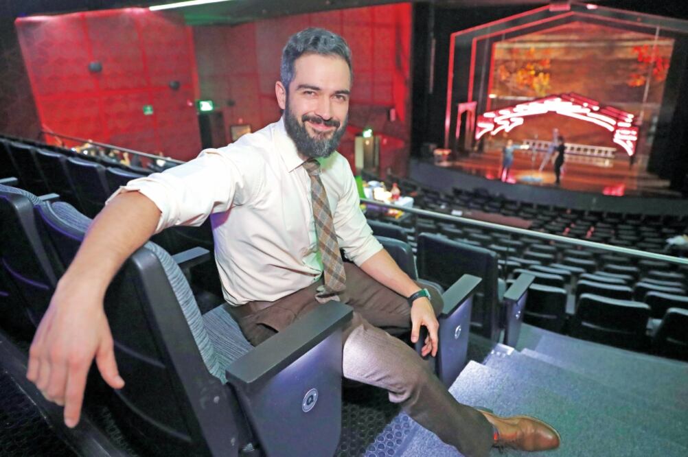 En la historia, el actor tiene alumnos a su cargo (LUCÍA GODÍNEZ. EL UNIVERSAL)