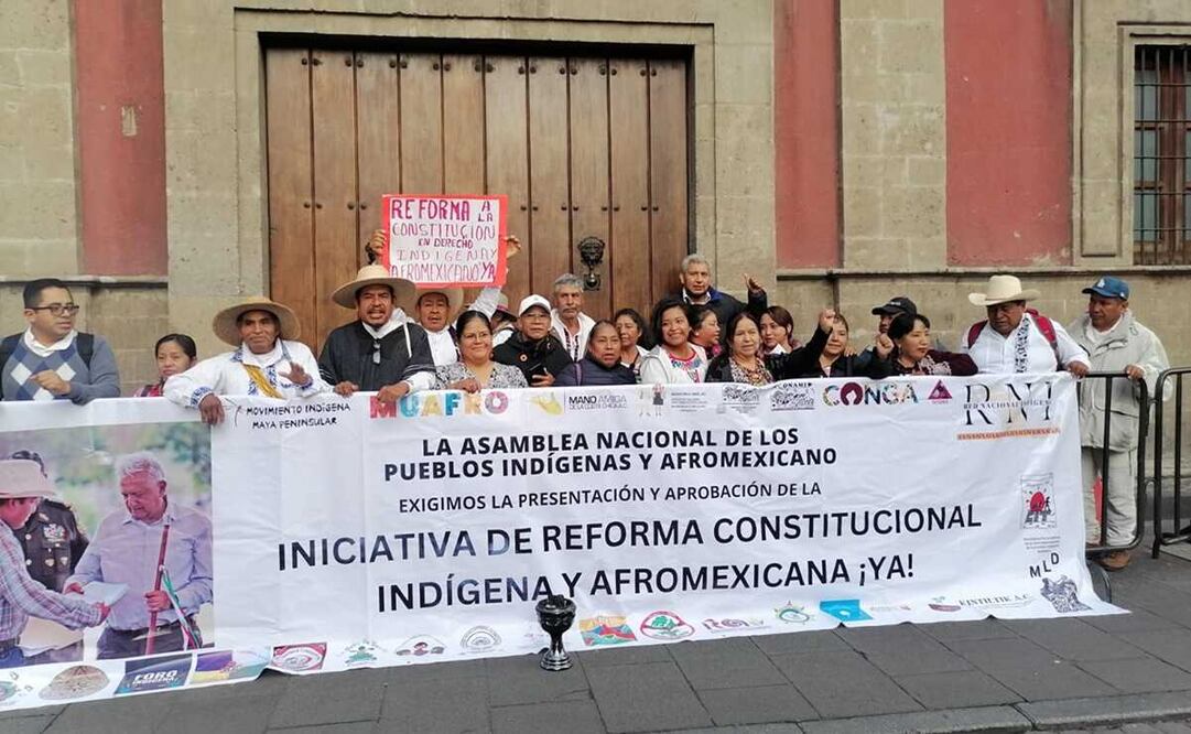La iniciativa de reforma constitucional consta de 16 artículos a favor de los derechos de los pueblos indígenas y afromexicanos. Foto: Yalina Ruiz / EL UNIVERSAL