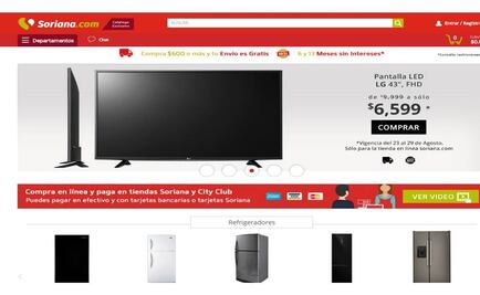 Soriana entra a la venta por Internet