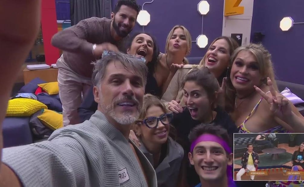 Sergio Mayer en "La casa de los famosos".