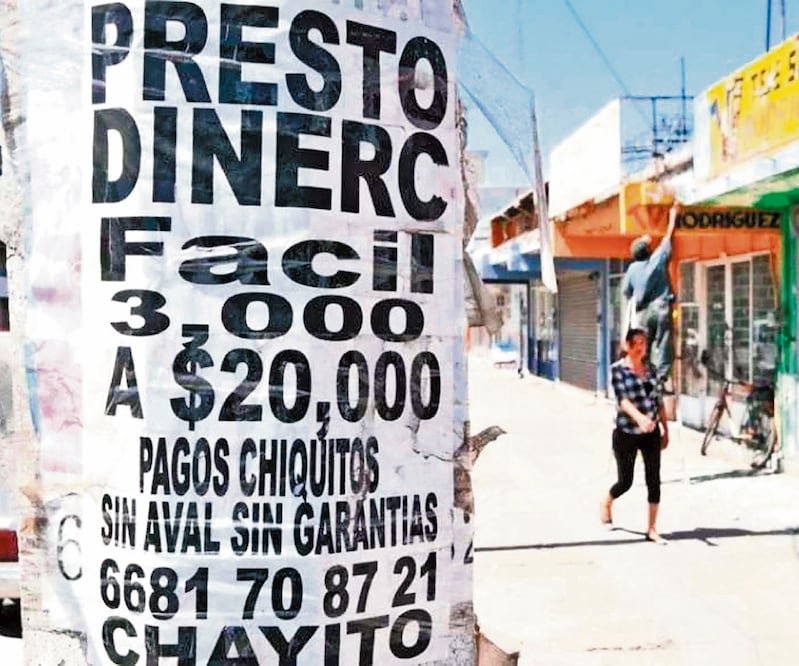 El fraude opera a partir de préstamos con tasas impagables, mayores a 180% a la semana. Foto: Archivo EL UNIVERSAL
