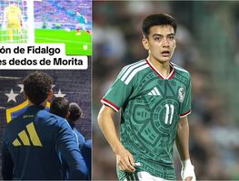 Álvaro Fidalgo reacciona al talento de Gilberto Mora en pleno juego con el América