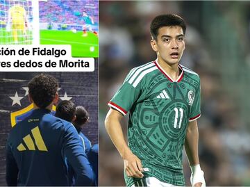 Álvaro Fidalgo reacciona al talento de Gilberto Mora en pleno juego con el América