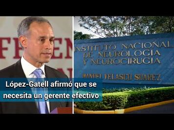 Destitución del director del Instituto de Neurología, por desabasto de insumos