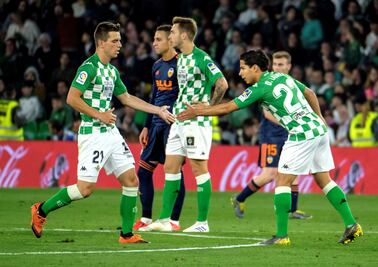 Con Guardado y Lainez, el Betis cae ante el Valencia