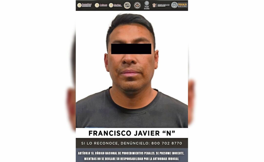 Francisco Javier “N” fue detenido en el Operativo Enjambre. Foto: Especial