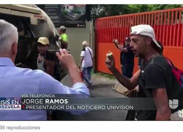 Gente comiendo de la basura, lo que enfureció a Maduro, según Jorge Ramos