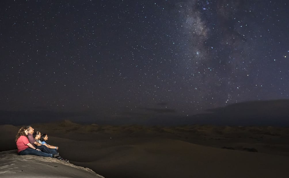 Samalayuca ideal para vivir experiencias de astroturismo. Foto: Cortesía