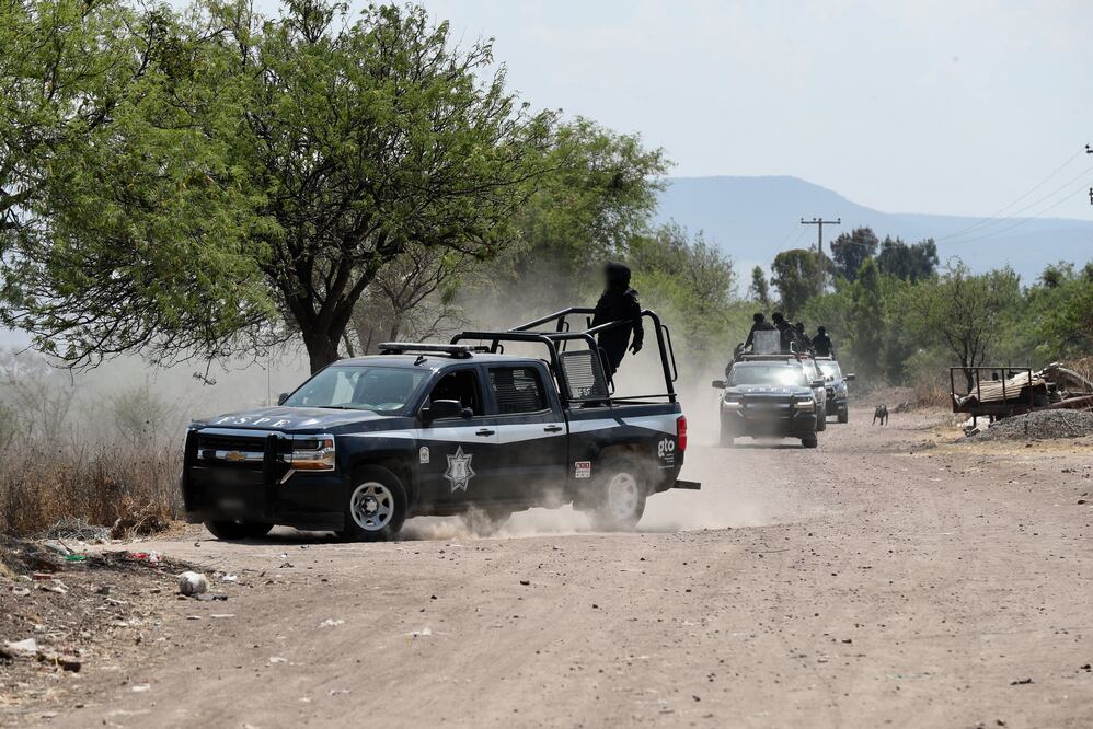 Elementos de la policía y el ejército mantienen vigilancia en Santa Rosa de Lima. Foto: archivo/EL UNIVERSAL