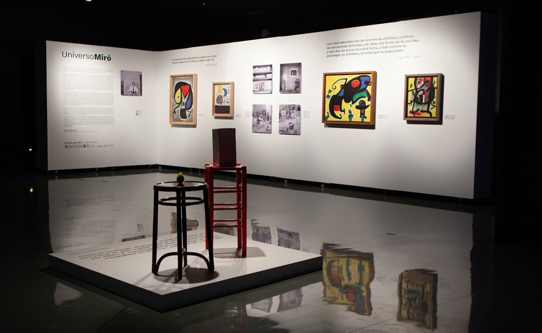 Exposición “Universo Miró”. Foto: Hugo Chamorro, cortesía del Centro Cultural de España