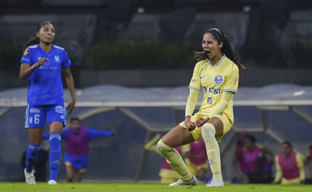 Alison González festejando el gol del triunfo sobre Tigres / Foto: Imago7