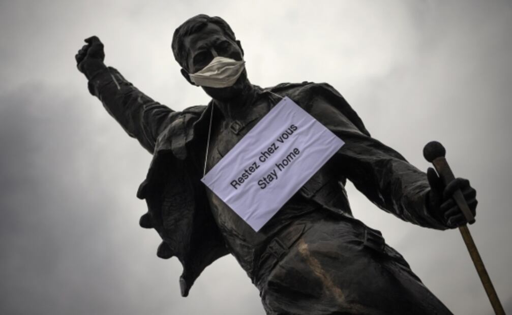 Con cubrebocas, protegen a La Minerva del coronavirus