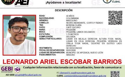 Desaparece maestro de la Universidad Iberoamericana Puebla en Nuevo León; es de origen colombiano