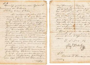Morton auction house sells historic papers written by the great heroes of the Mexican Independence