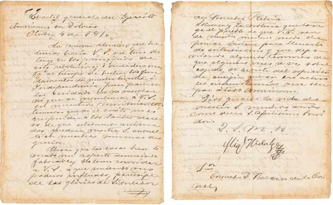 The documents are part of Mexico's historical legacy - Photo: Taken from Morton's Facebook account