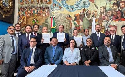 Coyoacán firma convenio con la CANIETI y ANATEL para el retiro de cableado en desuso