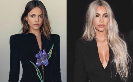 Eiza González copia a Kim Kardashian con polémico disfraz
