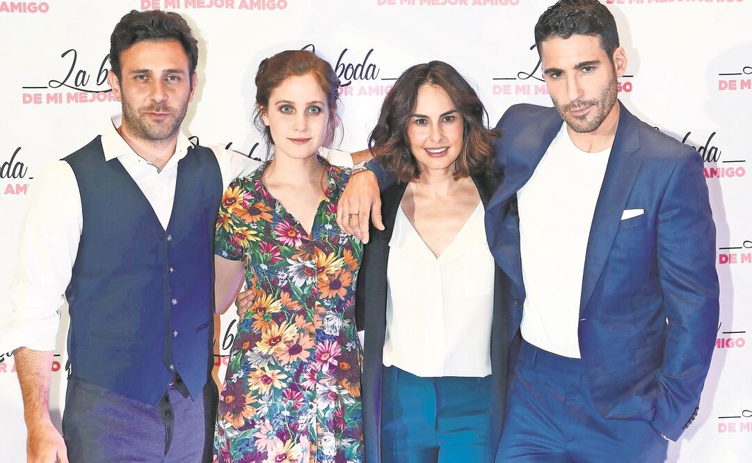 Carlos Ferro, Natasha Dupeyrón, Ana Serradilla (quien encarna al personaje que hiciera Julia Roberts) y Miguel Ángel Silvestre conforman el elenco. (YADIN XOLALPA. EL UNIVERSAL)