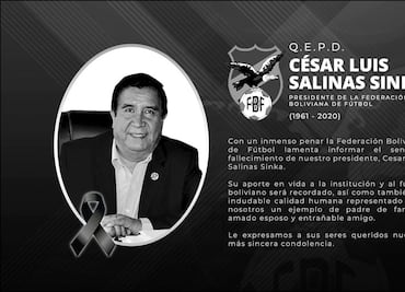Fallece presidente de la Federación Boliviana por coronavirus