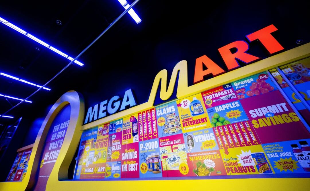 Omega Mart será una exposición permanente en Las Vegas. Foto: Meow Wolf