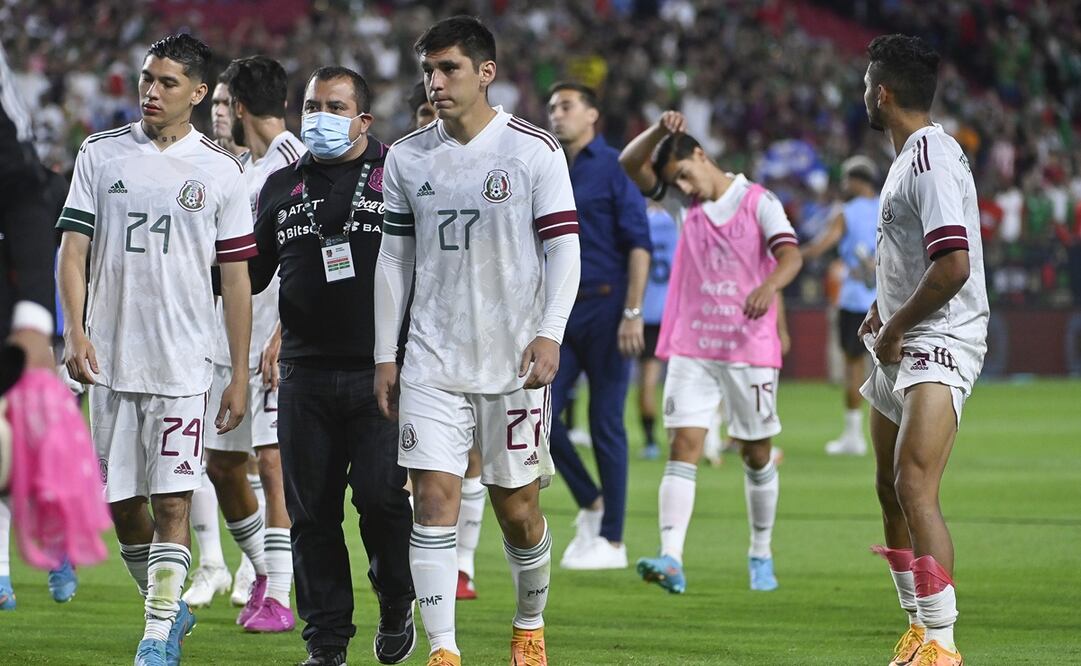 Selección Mexicana tras perder contra Uruguay - FOTO: Imago7
