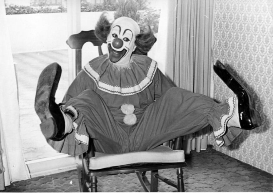 Bozo, el “Rey de los payasos”, decía la verdad en broma y tenía alma de cristal