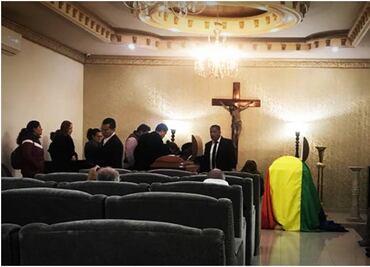 Realizan funeral de magistrade Ociel Baena y su pareja Dorian Nieves en Aguascalientes