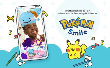Pokémon Smile, una app para que los niños aprendan a lavarse los dientes 