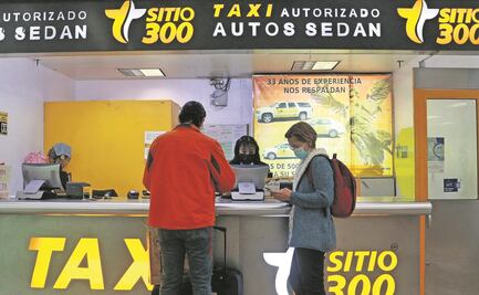 Refuerzan seguridad en módulo de sitio de taxis del AICM tras riña