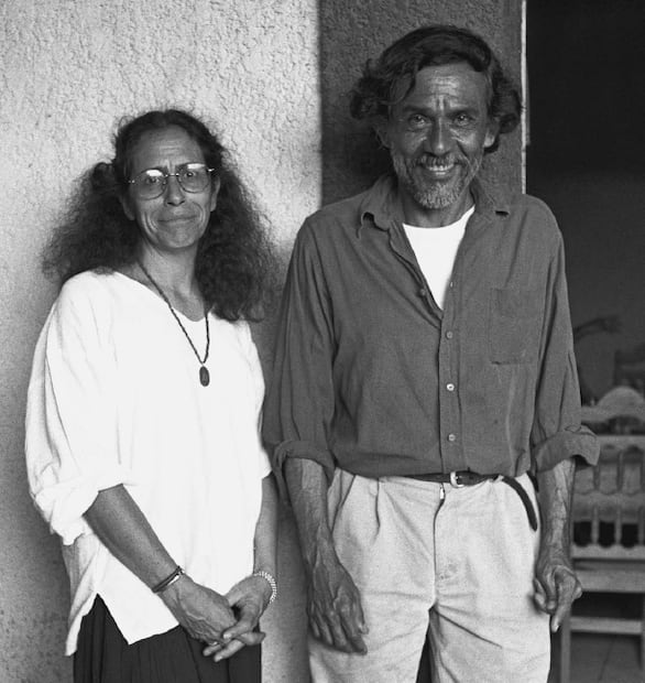 Elisa Ramírez y Francisco Toledo. Foto: Alberto Tovalín