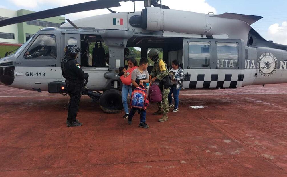 Tras lluvias, Secretaría de la Defensa Nacional establece Centro Coordinador en el Aeropuerto Nacional de Pachuca. Foto: Especial