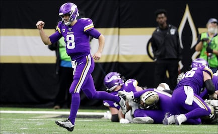 Vikings elimina a los Saints en tiempo extra