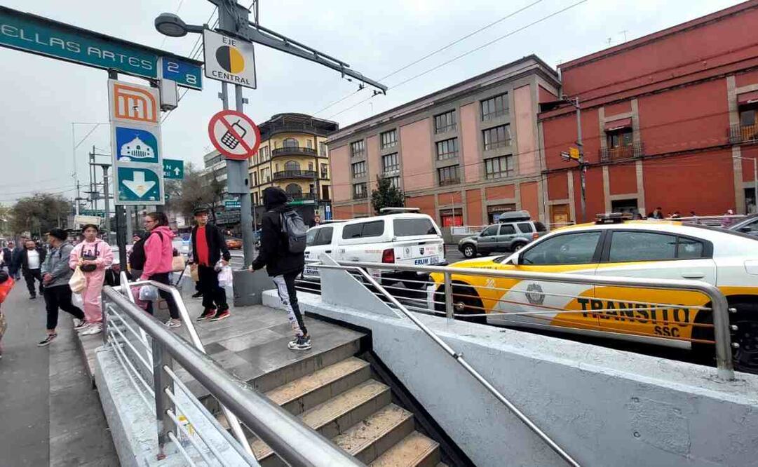 Metro Bellas Artes. Foto: Brenda Martínez. EL UNIVERSAL