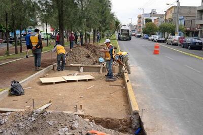 Inicia construcción de ciclovia en Nezahualcóyotl